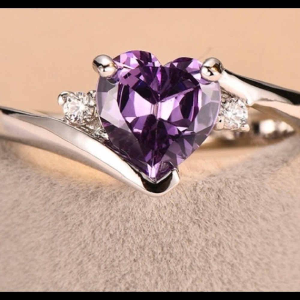 Purple Heart ring